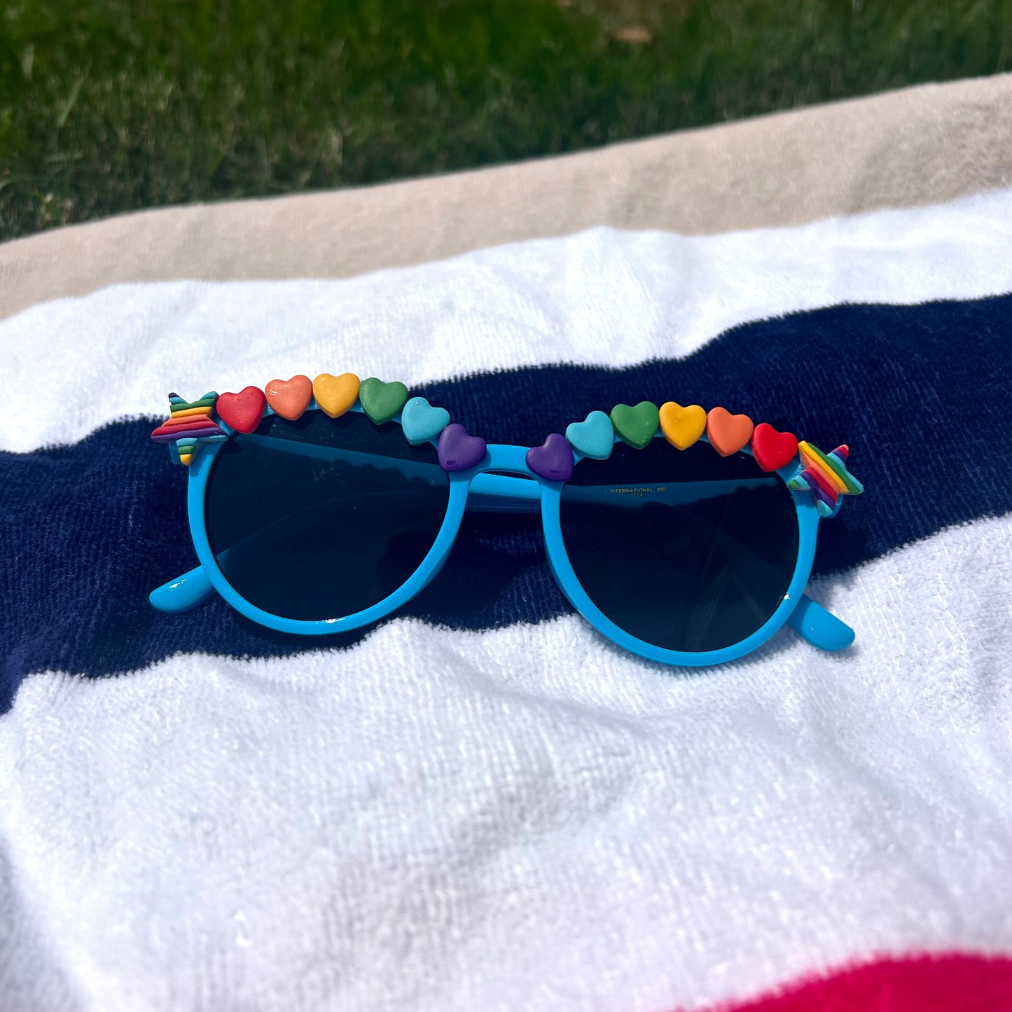 Rainbow Heart Kids’ Sunglasses