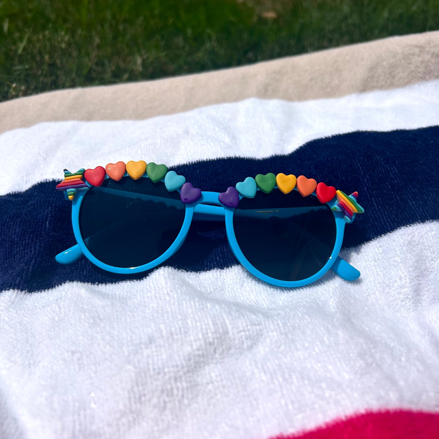 Rainbow Heart Kids’ Sunglasses