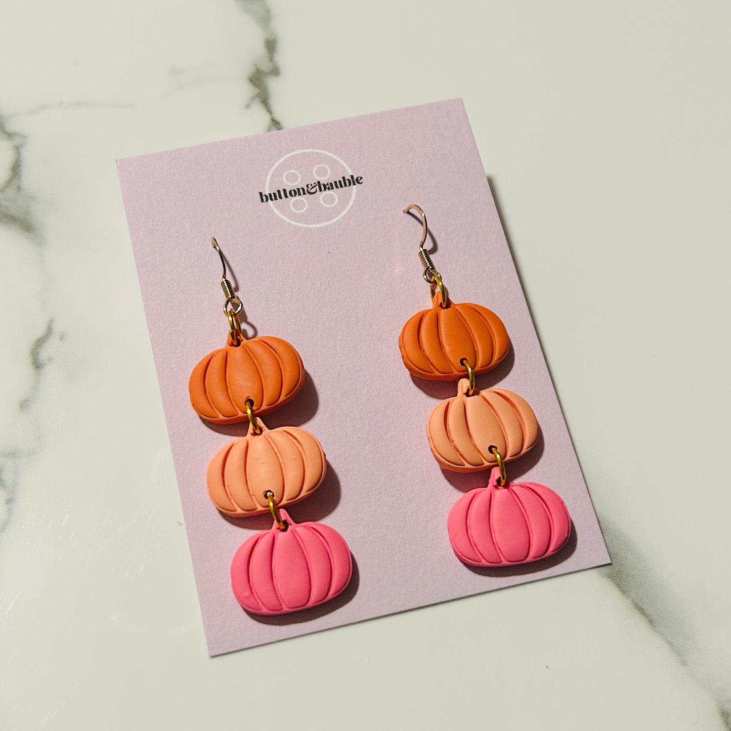Pumpkin Trio Dangles