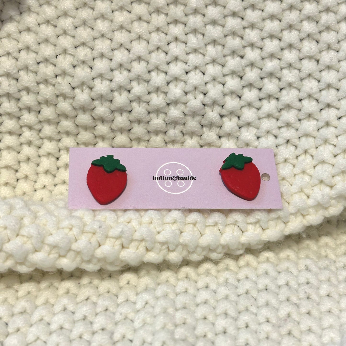 Strawberry Studs
