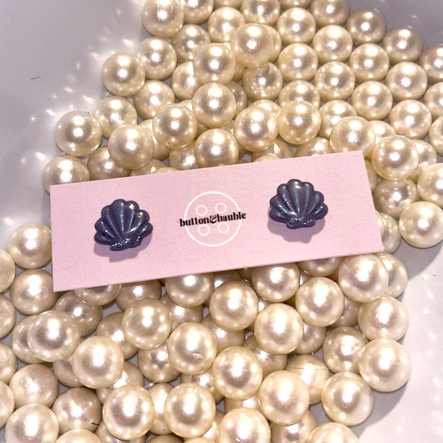 Seashell Studs