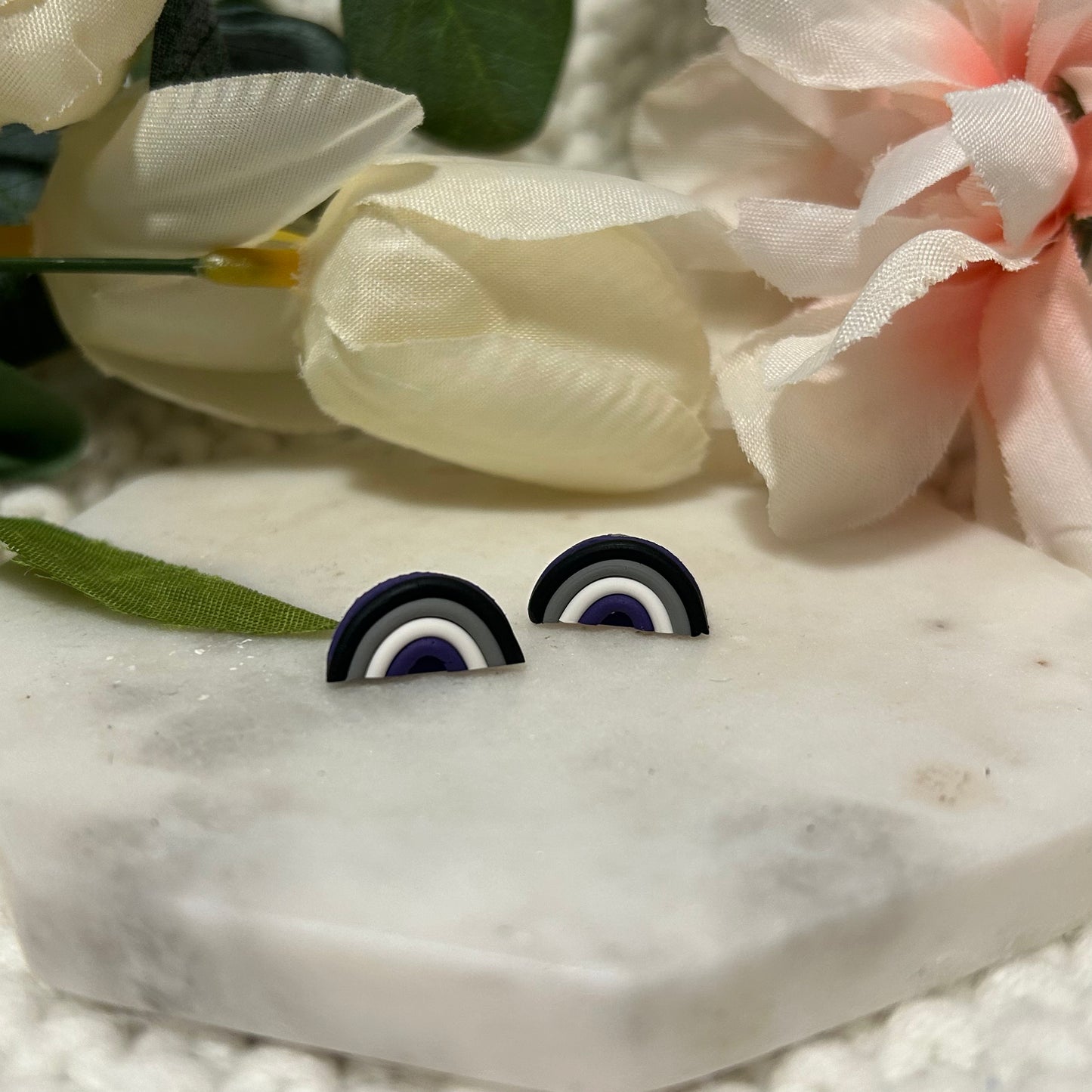 Pride Flag Rainbow Studs