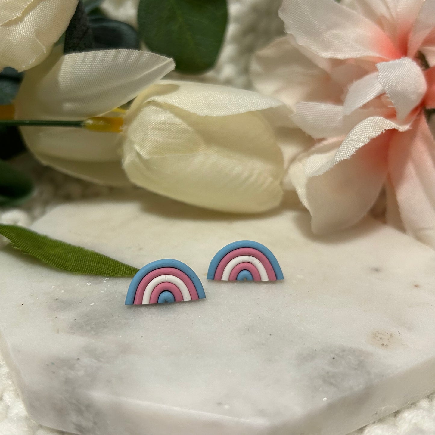 Pride Flag Rainbow Studs