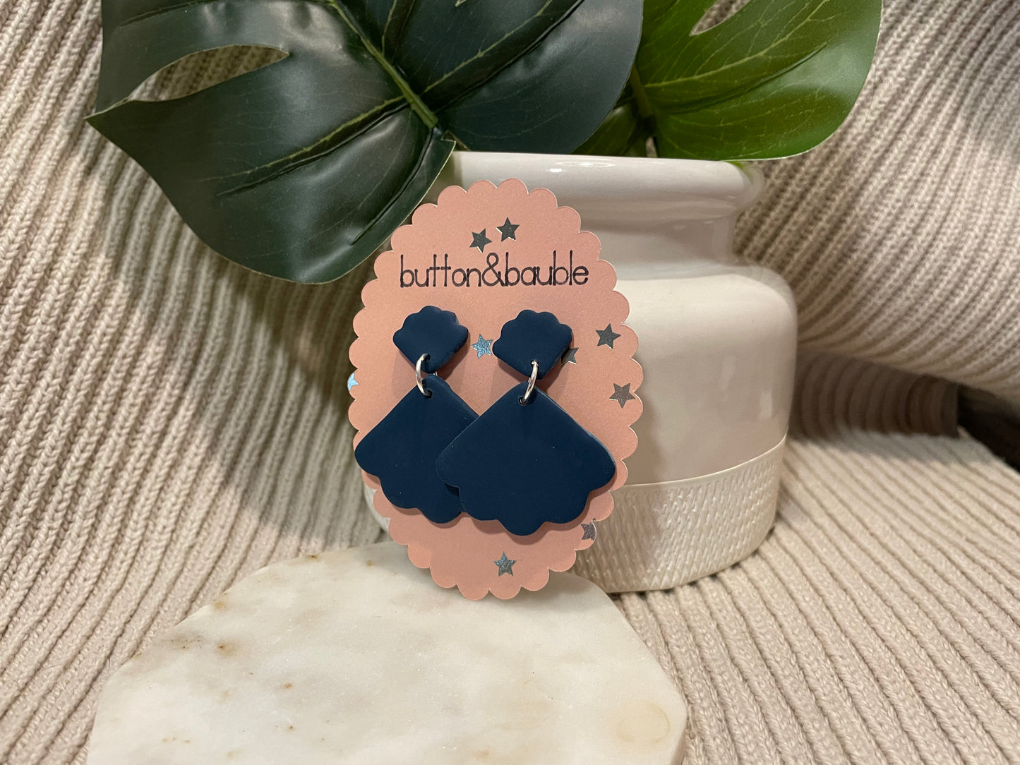 Paula Dangles in Navy