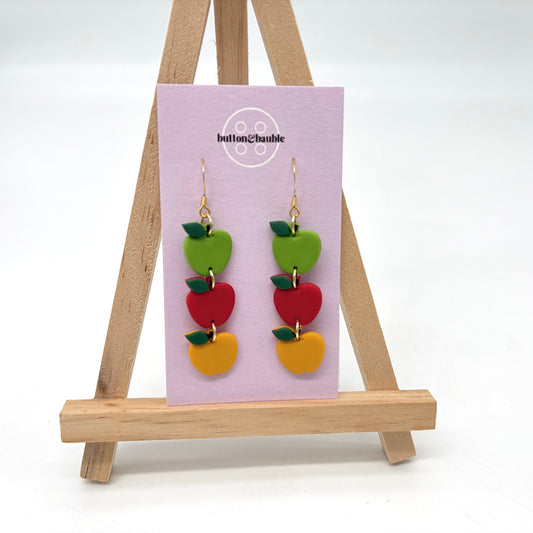 Apple Picking Dangle Earrings