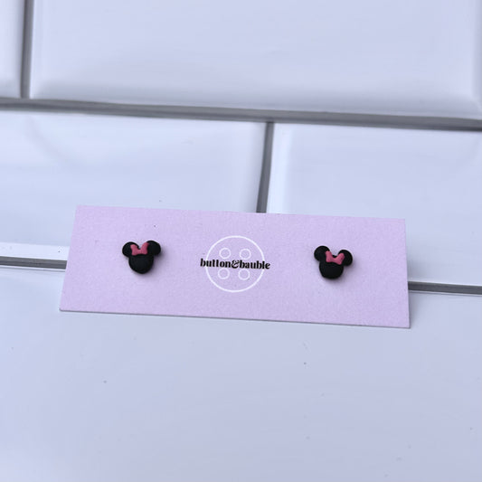 Mini Mrs Mouse Studs