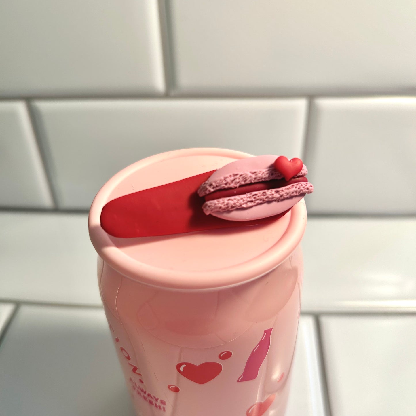 Valentine Macaron Hair Clip