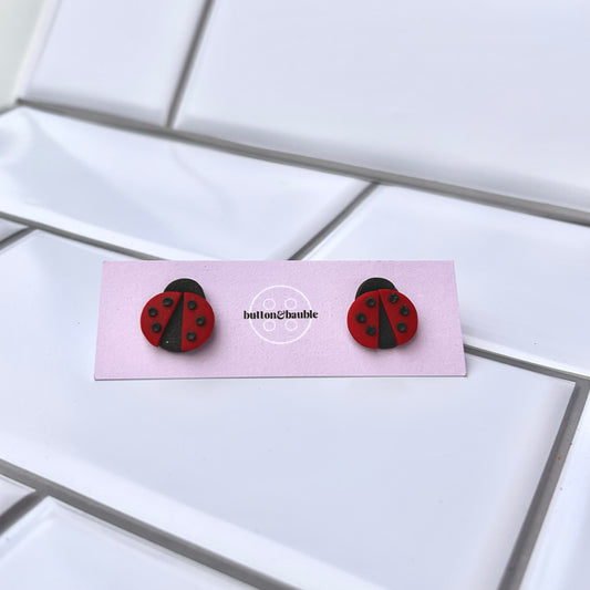 Ladybug Studs