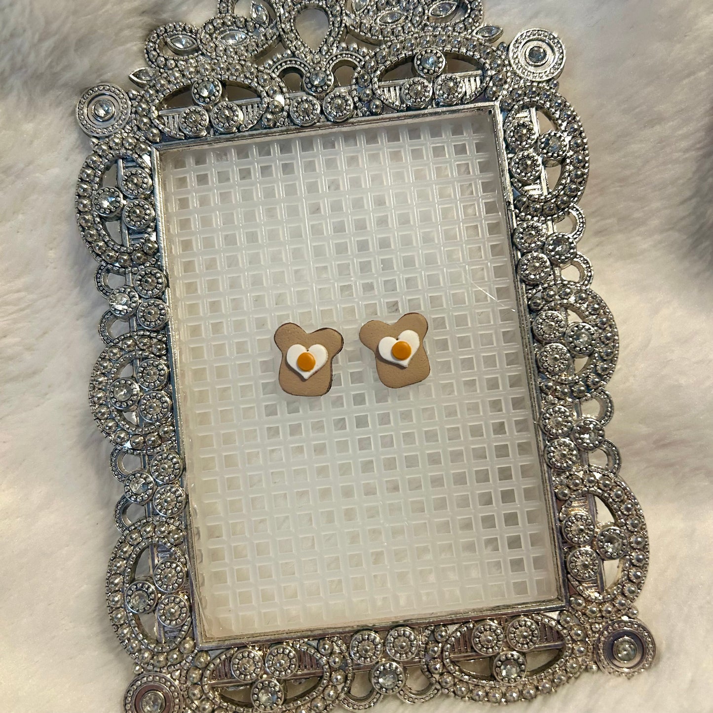 Heart-y Breakfast Studs