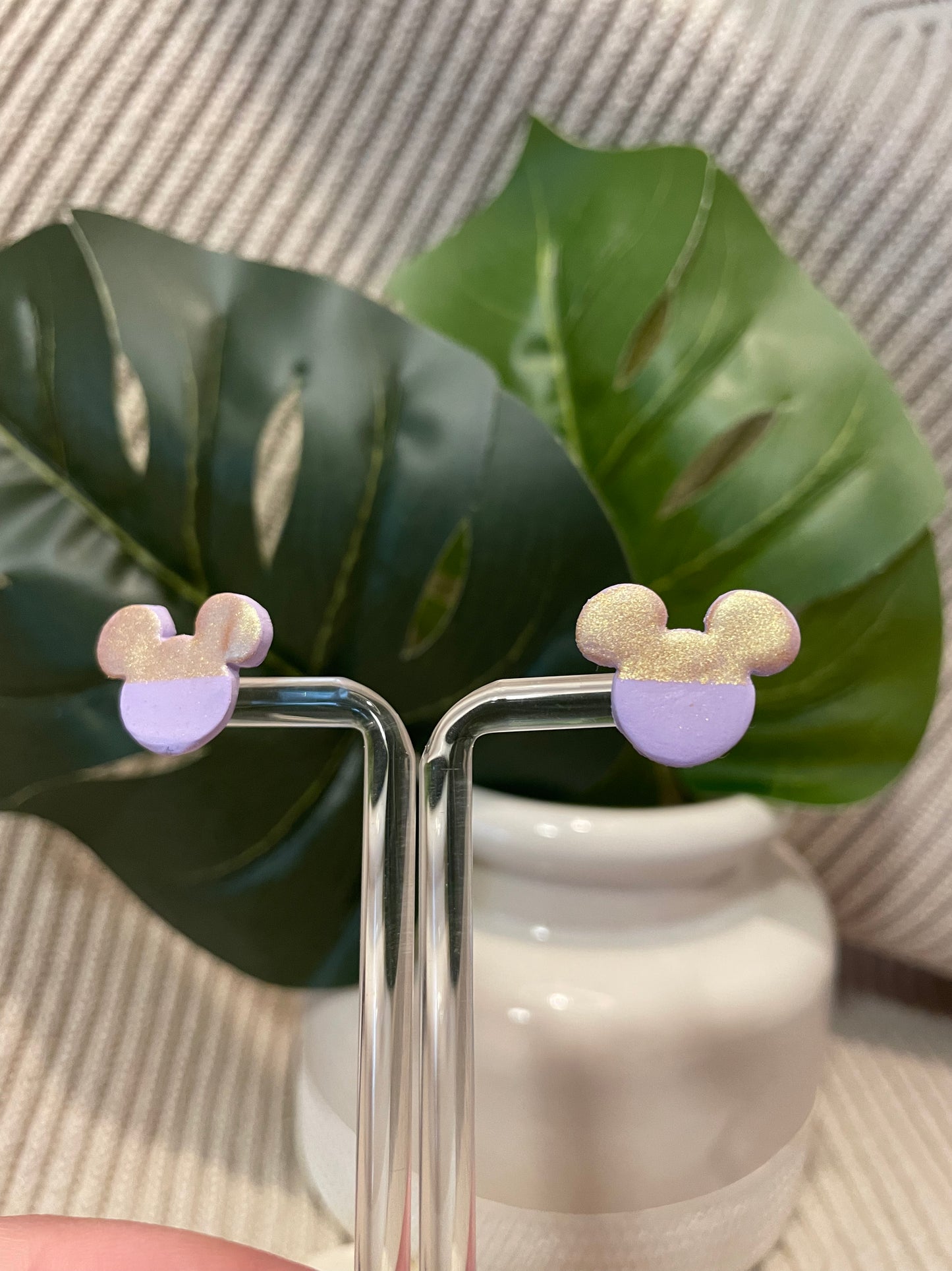 Main Mouse Studs - Two Tone